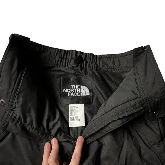 The North Face Extreme Snow Ski Pants Mens Sz Small Black Zip Up Legs Adjustable