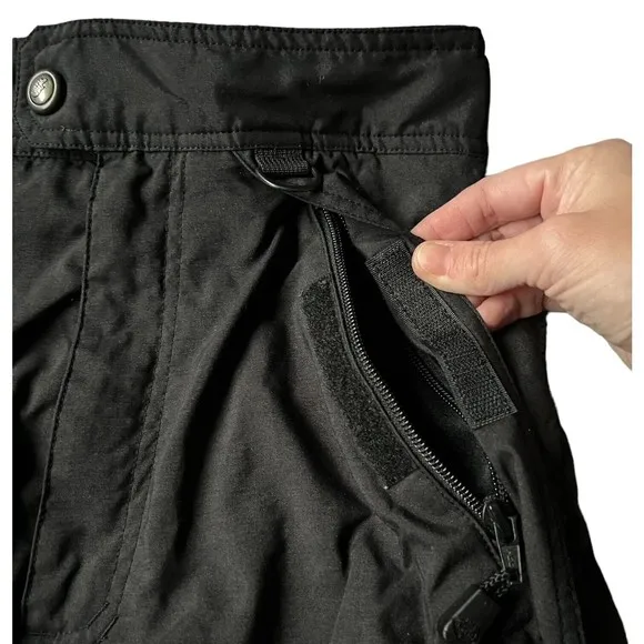 The North Face Extreme Snow Ski Pants Mens Sz Small Black Zip Up Legs Adjustable
