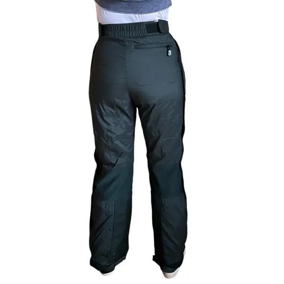 The North Face Extreme Snow Ski Pants Mens Sz Small Black Zip Up Legs Adjustable