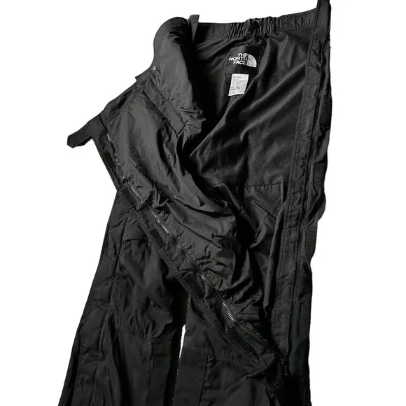 The North Face Extreme Snow Ski Pants Mens Sz Small Black Zip Up Legs Adjustable