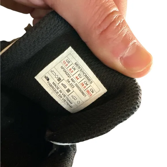 The North Face Mens Vectiv Taraval Hiking Shoes Green /Black Size 10.5 MSRP $125