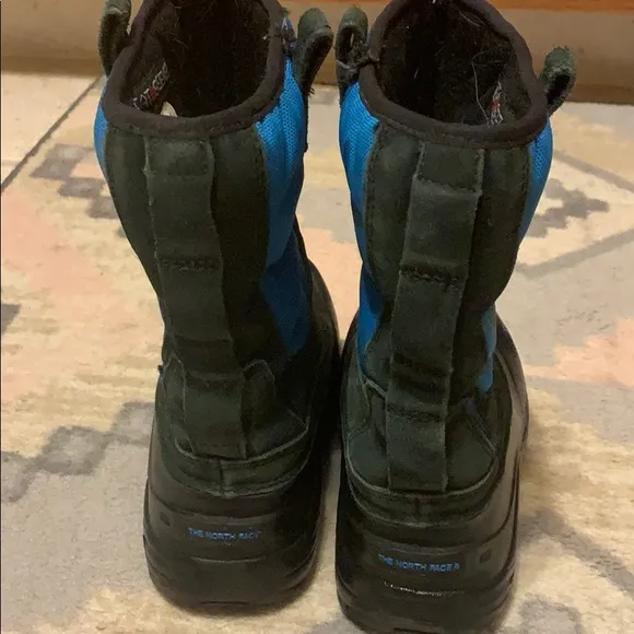 The North Face snow boots.