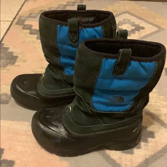 The North Face snow boots.