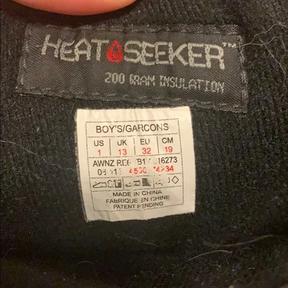 The North Face snow boots.
