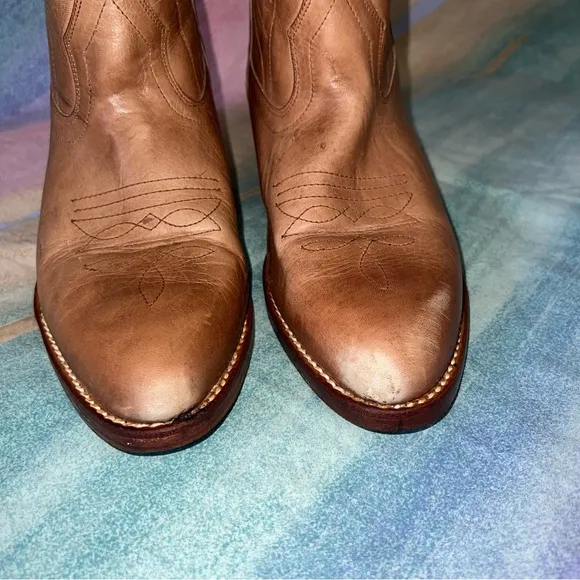 Thom Brown New York women’s western boots cowboy size 9.5 leather brown
