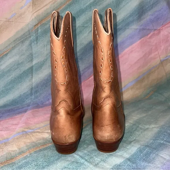 Thom Brown New York women’s western boots cowboy size 9.5 leather brown