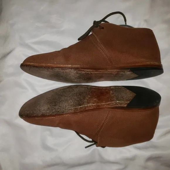Thorocraft‎ Men’s Brown Canvas Desert Trevor Ankle Chukka Boots Size EU 42 US 9