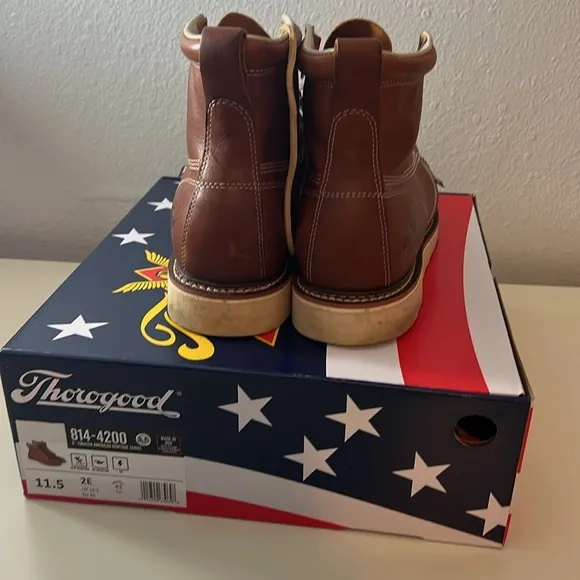 Thorogood 6” Moc Toe Boots (American Heritage Series - 814-4200) - Men’s 11.5 EE