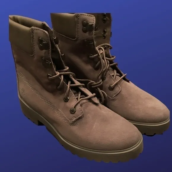 TIMBERLAND 6 in. Premium TAUPE Nubuck Boot Women’s Size 10