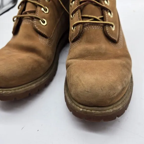 Timberland 6” Inch Premium Women’s Size 8.5 Boots Nubuck Wheat Boots waterproof