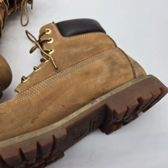 Timberland 6” Inch Premium Women’s Size 8.5 Boots Nubuck Wheat Boots waterproof