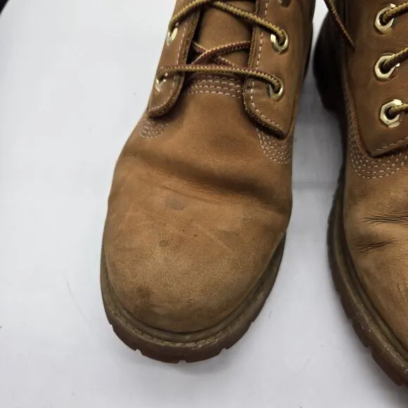 Timberland 6” Inch Premium Women’s Size 8.5 Boots Nubuck Wheat Boots waterproof
