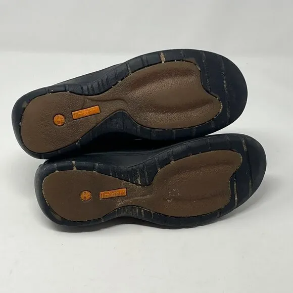 Timberland black chukka boots women leather 8M