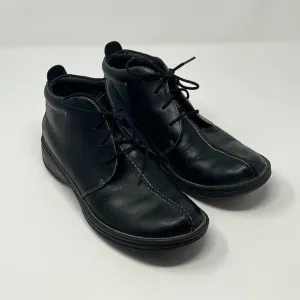 Timberland black chukka boots women leather 8M