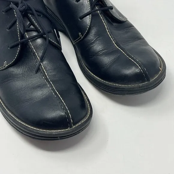 Timberland black chukka boots women leather 8M