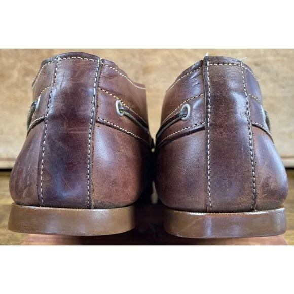 Timberland Brig 4-Eye Boat Shoe Size 13 M Light Brown Non-Marking Sole 29571‎