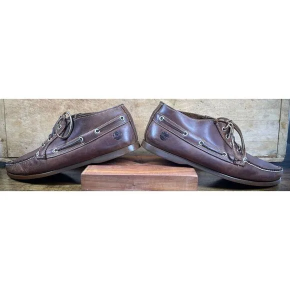 Timberland Brig 4-Eye Boat Shoe Size 13 M Light Brown Non-Marking Sole 29571‎