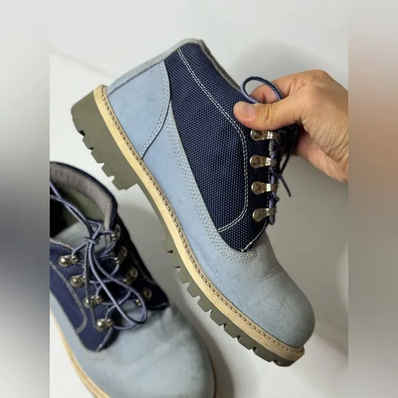 TIMBERLAND Campsite Chukka Cornflower Navy 28014 Men's Size 6 Women’s 8 Boots