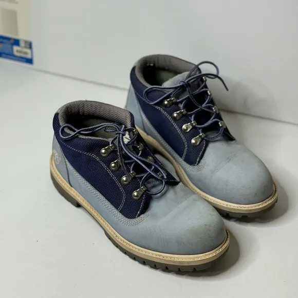 TIMBERLAND Campsite Chukka Cornflower Navy 28014 Men's Size 6 Women’s 8 Boots