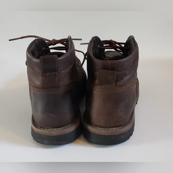 Timberland Grantly Chukka Leather Moc Toe Ankle Dark Brown Men A1859 Siz…