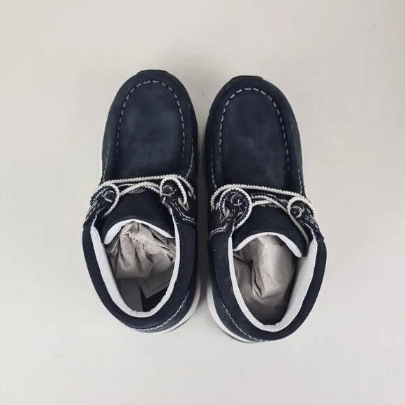 Timberland Ledge MT Outdoor Hiking Shoes LITTLE KIDS Navy Suede SZ 11