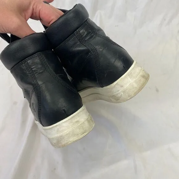 Timberland Mayliss 6-inch Platform Sneaker Boots Women Size 7 Black Leather