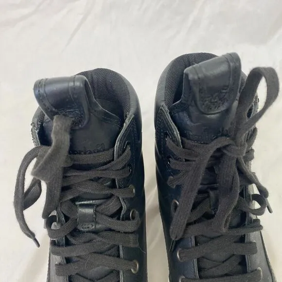 Timberland Mayliss 6-inch Platform Sneaker Boots Women Size 7 Black Leather