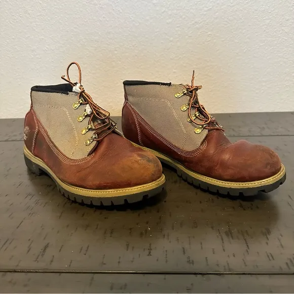 Timberland Men’s Brown Leather Hunting Boots