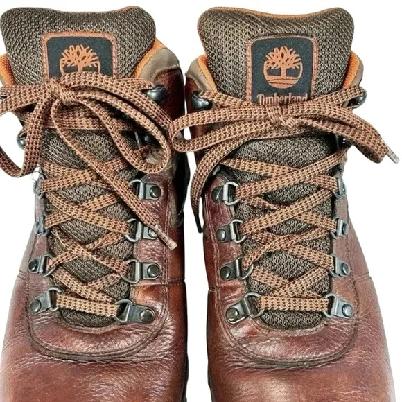 Timberland Mt. Maddsen Size 10 Waterproof Brown Leather Lace Up Hiking Boots