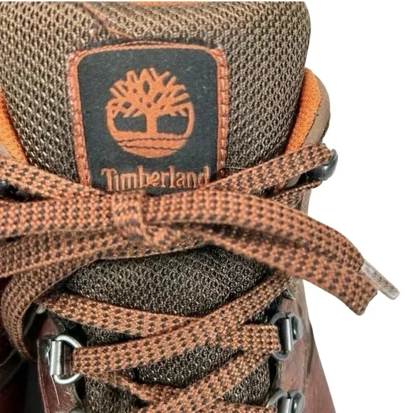 Timberland Mt. Maddsen Size 10 Waterproof Brown Leather Lace Up Hiking Boots