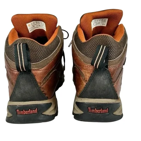 Timberland Mt. Maddsen Size 10 Waterproof Brown Leather Lace Up Hiking Boots