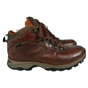 Timberland Mt. Maddsen Size 10 Waterproof Brown Leather Lace Up Hiking Boots