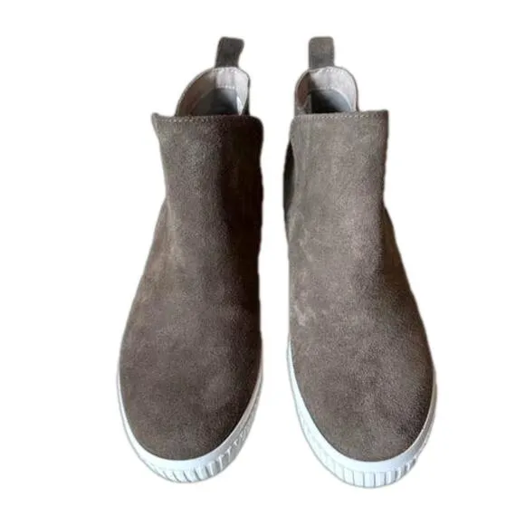 Timberland NEW Skyla Bay Pull-On Sneaker Shoes Canteen Brown Suede High Tops 9.5