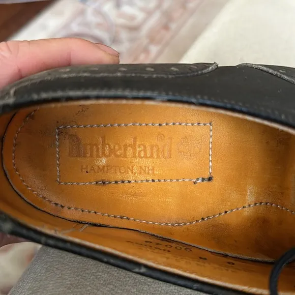 Timberland Oxford Wingtip Brogue Shoes Men's 8M Waterproof Made in USA