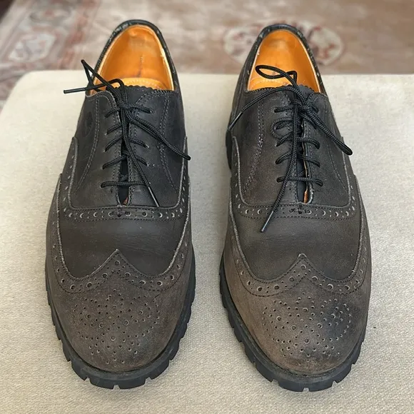 Timberland Oxford Wingtip Brogue Shoes Men's 8M Waterproof Made in USA