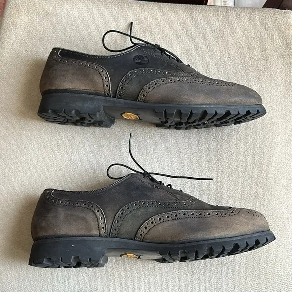 Timberland Oxford Wingtip Brogue Shoes Men's 8M Waterproof Made in USA