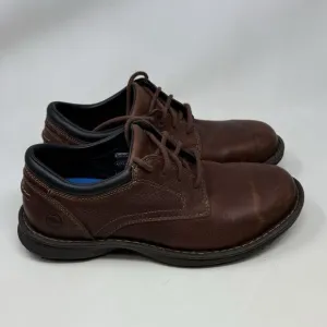 Timberland Pro Gladstone ESD Steel Toe Work Shoes Mens 9 M Brown Leather Lace Up
