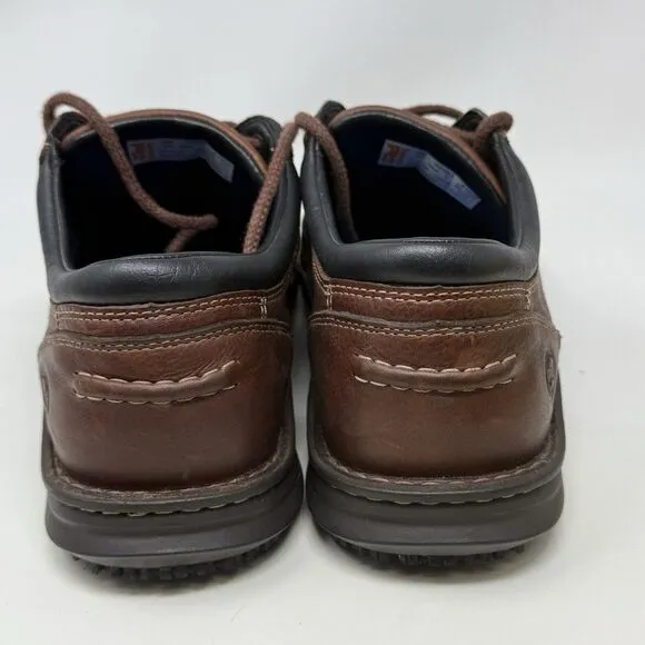 Timberland Pro Gladstone ESD Steel Toe Work Shoes Mens 9 M Brown Leather Lace Up