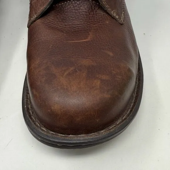 Timberland Pro Gladstone ESD Steel Toe Work Shoes Mens 9 M Brown Leather Lace Up