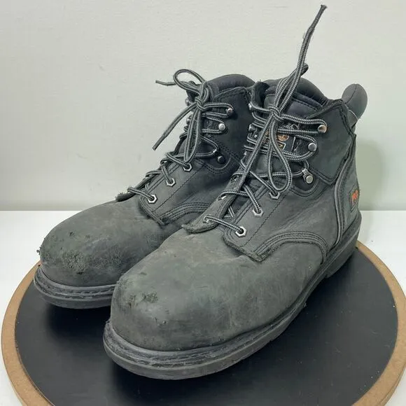 Timberland Pro Pit Boss 6&quot; Steel Toe Work Boot Black Men's Size 13 M