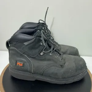 Timberland Pro Pit Boss 6&quot; Steel Toe Work Boot Black Men's Size 13 M