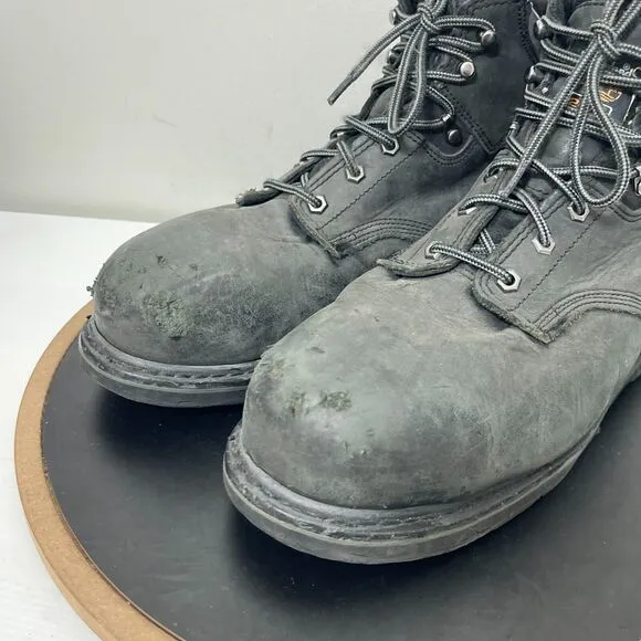 Timberland Pro Pit Boss 6&quot; Steel Toe Work Boot Black Men's Size 13 M
