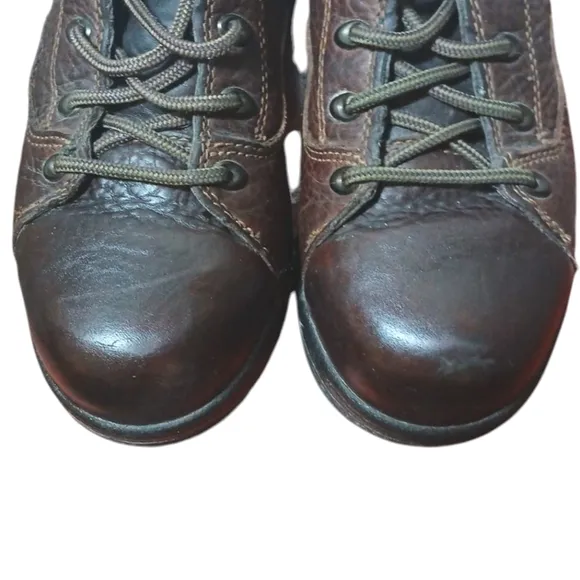 Timberland PRO Women's Steel Toe Work Shoe Brown Leather Short Work Boot…