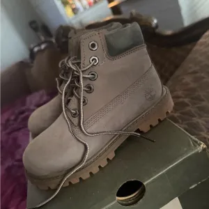 Timberland Taupe Lace-Up Boots