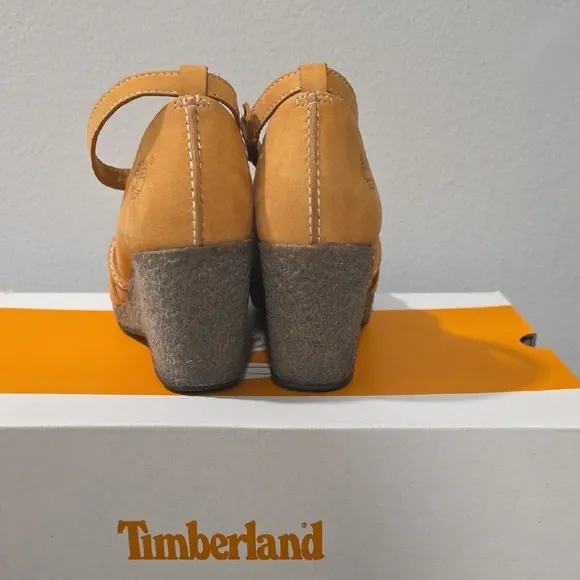 Timberland Women's Earthkeepers Tan Wedge Shoes