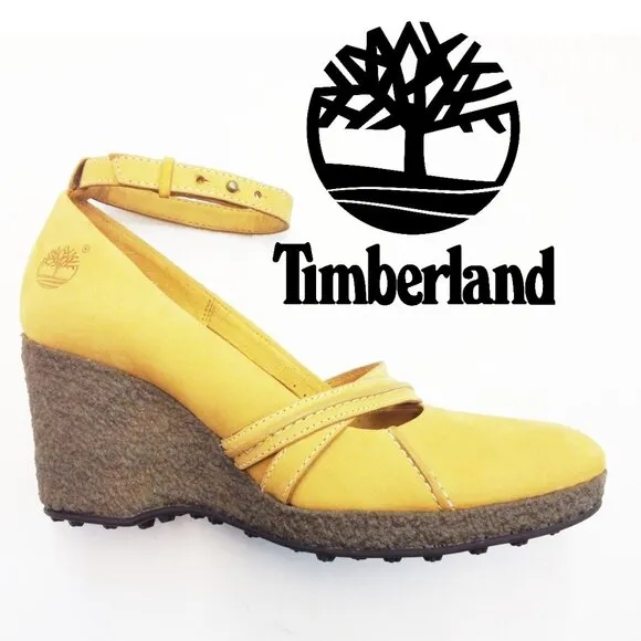 Timberland Women's Earthkeepers Tan Wedge Shoes