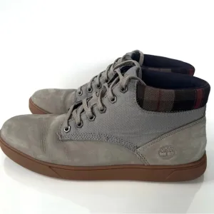 Timberlands men’s plaid flannel ankle suede boots