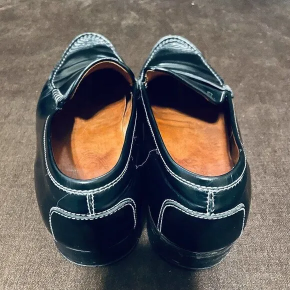 TOD's Mens Black Loafer Driving Shoes Mens size 10 US 43 EUR 9 UK non slip soles