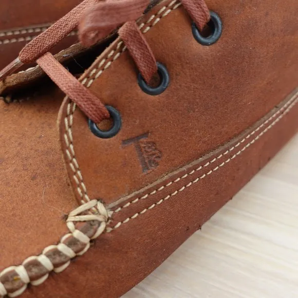TODS Shoes Men 40 7.5 Italian Chukka Moc Driving Ankle Moccasin Western Boots