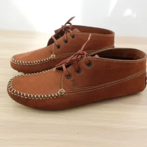 TODS Shoes Men 40 7.5 Italian Chukka Moc Driving Ankle Moccasin Western Boots